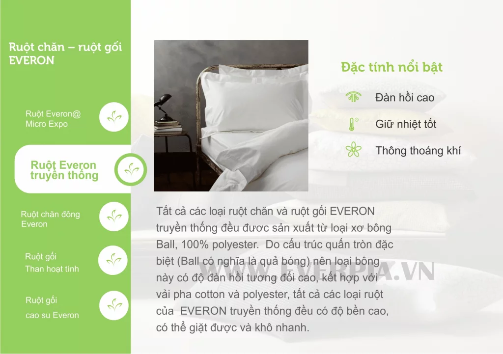 Đệm lò xo EVERON, đệm lò xo Kingkoil nhập khẩu Hoa Kỳ